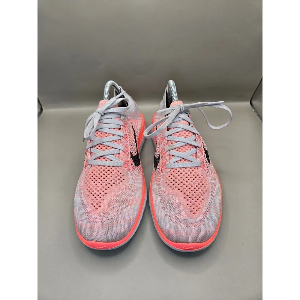 Nike Free RN Flyknit 2018 Shoes Womens 9 Crimson Pulse Running Athletic Sneakers